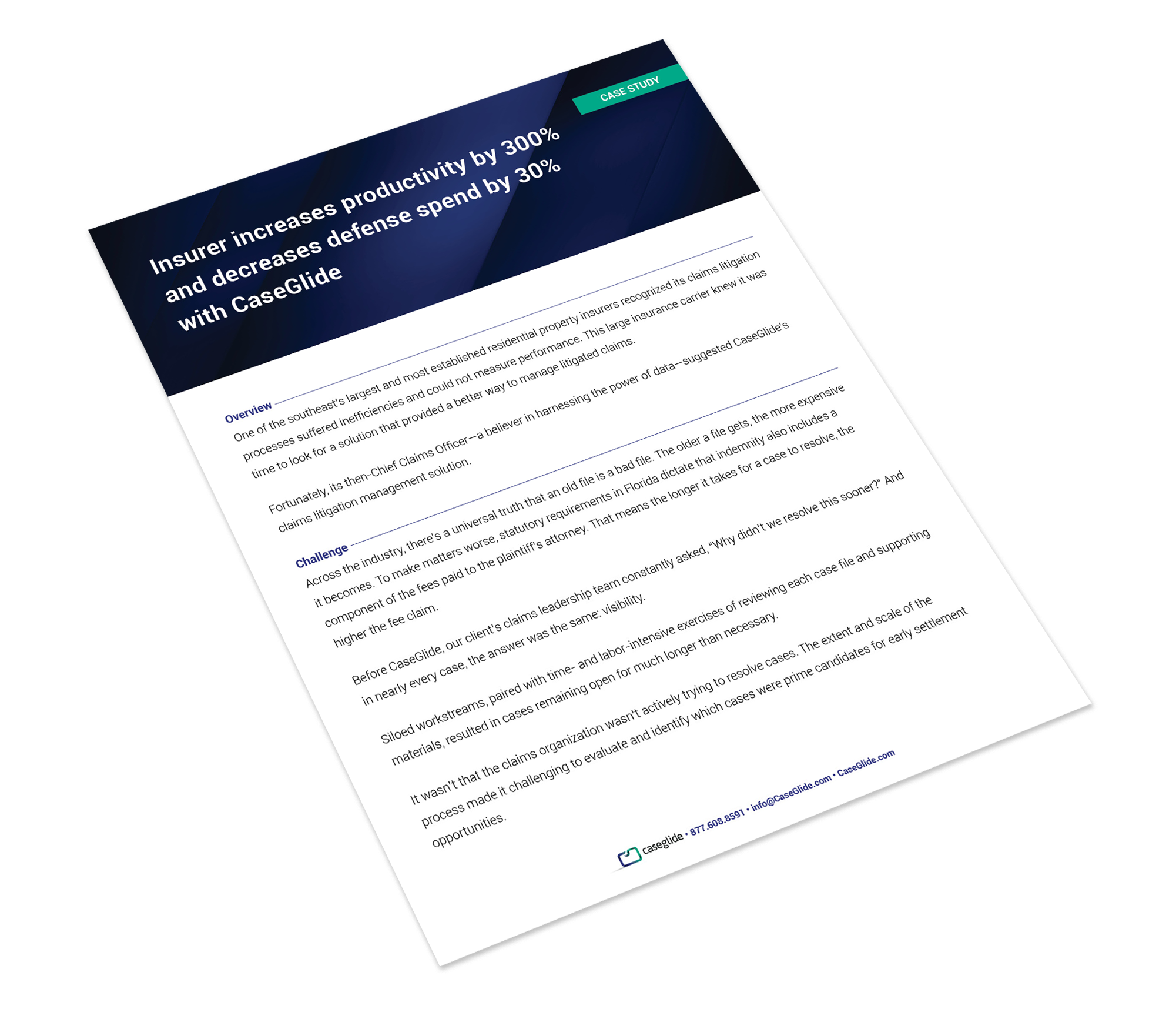 Claims Litigation CaseStudy CaseGlide