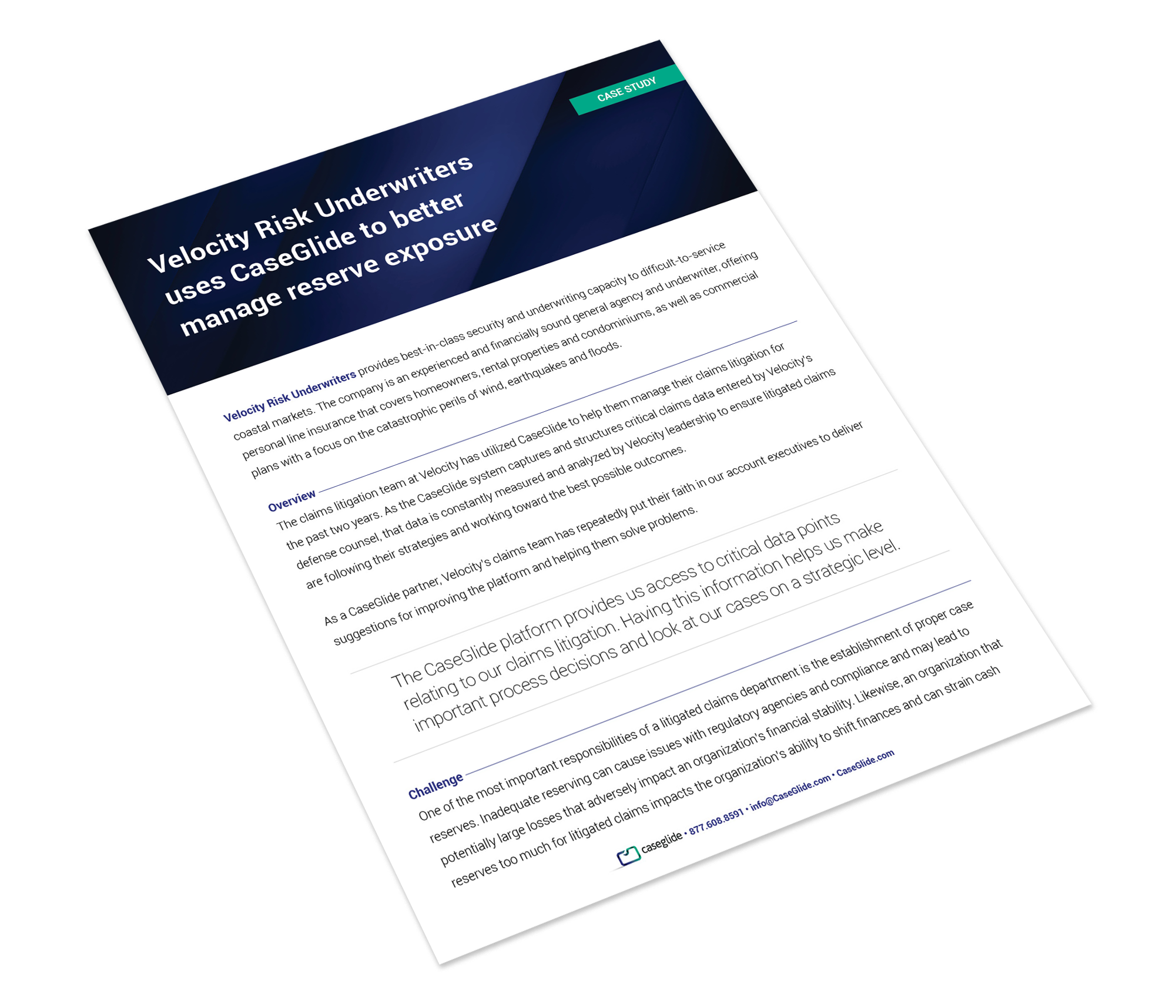 Velocity CaseStudy CaseGlide