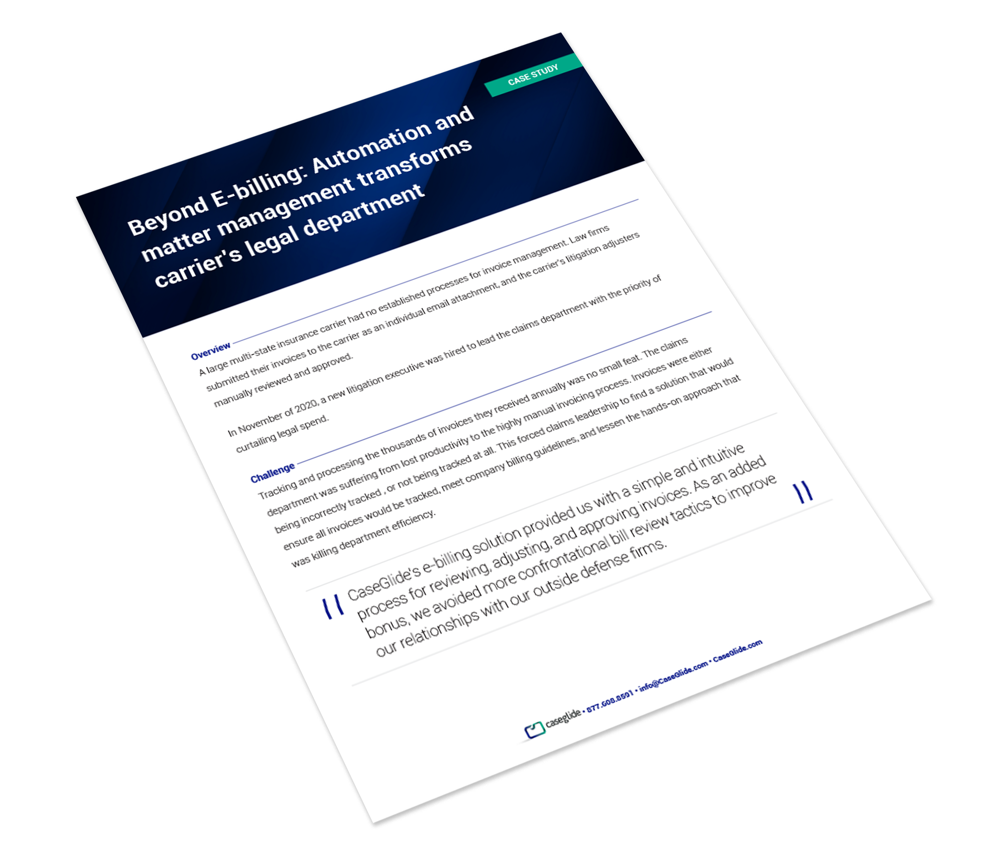 Ebilling CaseStudy CaseGlide